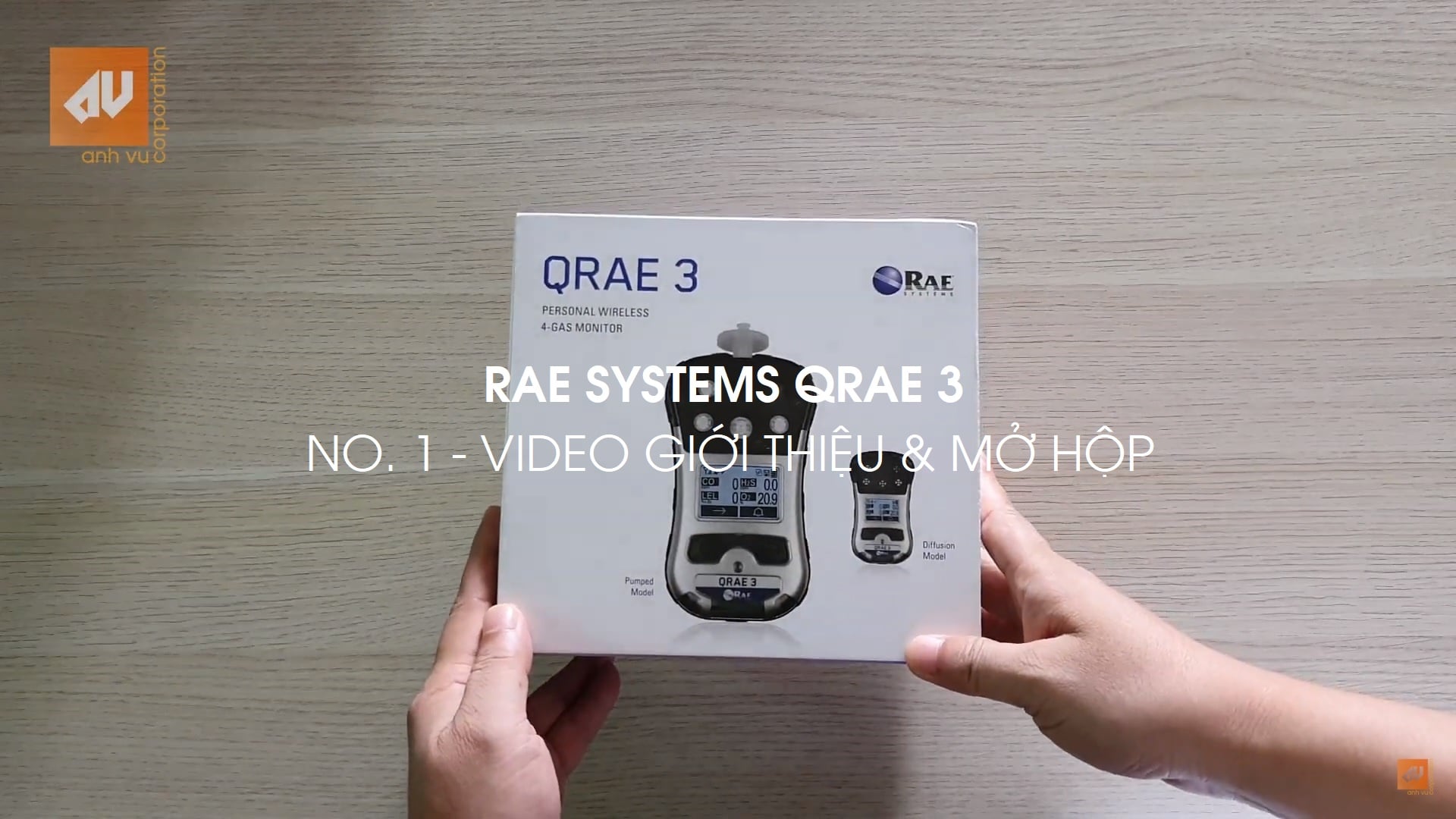 No. 1 – Videos giới thiệu máy đo khí Qrae 3