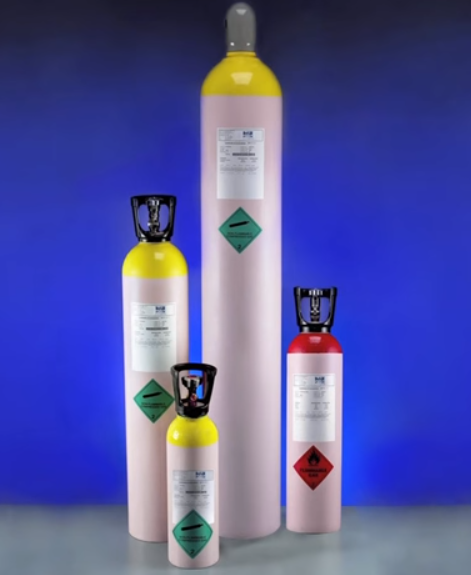 Gas Mixtures In High Pressure Cylinders